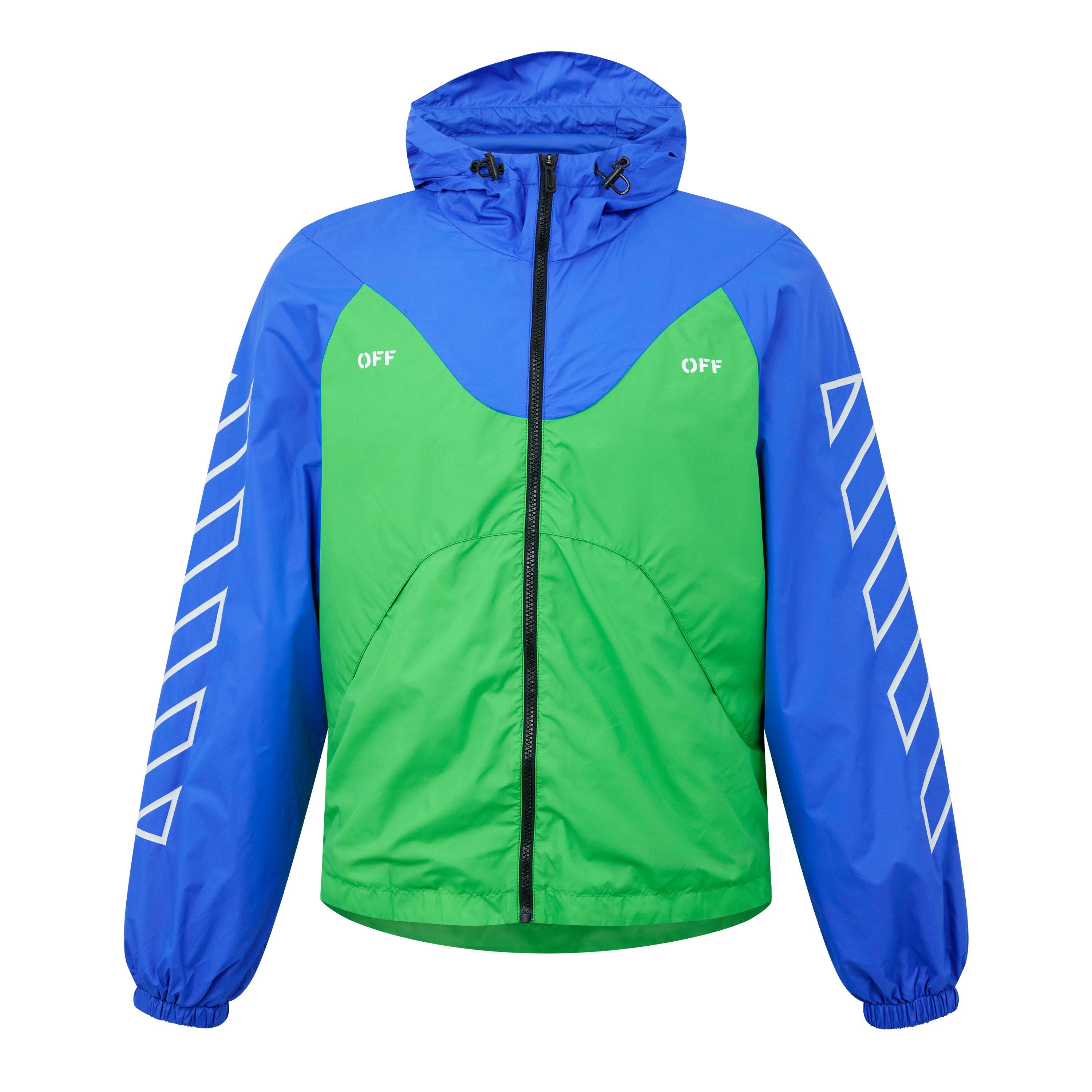 Off White Athlete Off Stamp Running Jacket