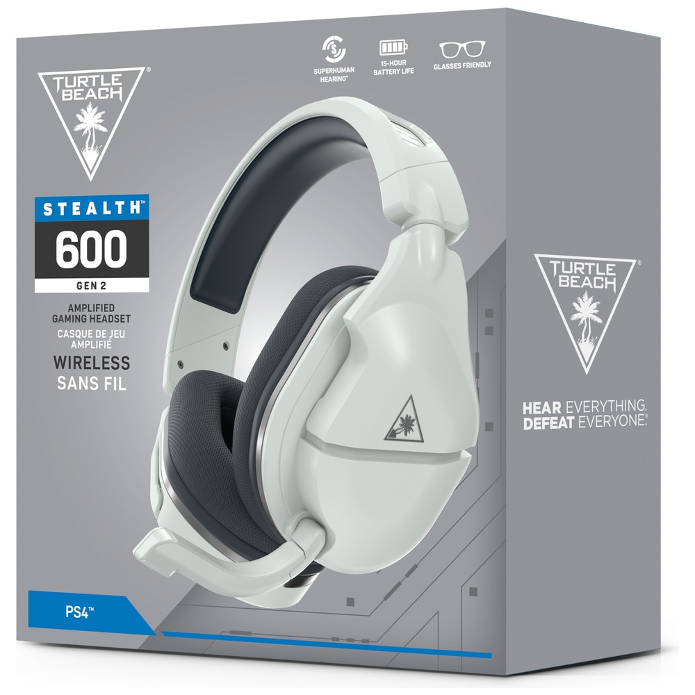 Turtle Beach Stealth 600 Gen 2 Weißes kabelloses Gaming-Headset für PS5 & PS4