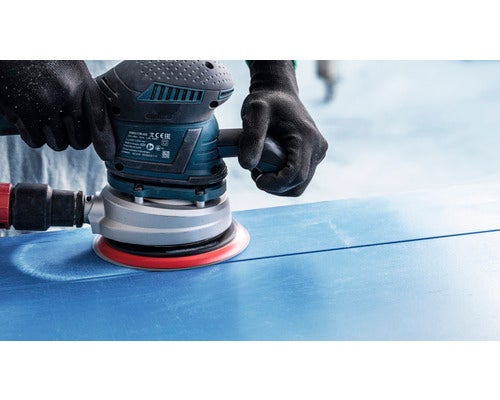 Schuurvel voor gipsplaatschuurmachines Ø 225 mm, korrel 80, verpakking van 25 stuks