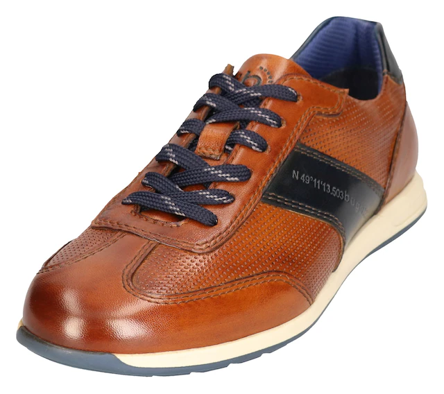 bugatti Slip-On Sneaker  , Halbschuh, Slipper, Businessschuh mit Kontrastbesatz