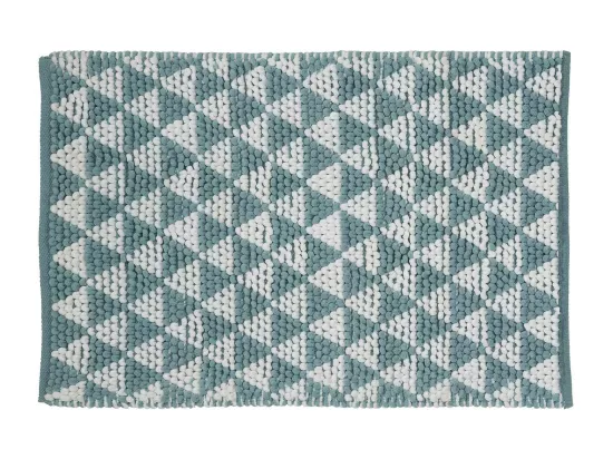 Tapis de bain déco en polycoton 60x120cm