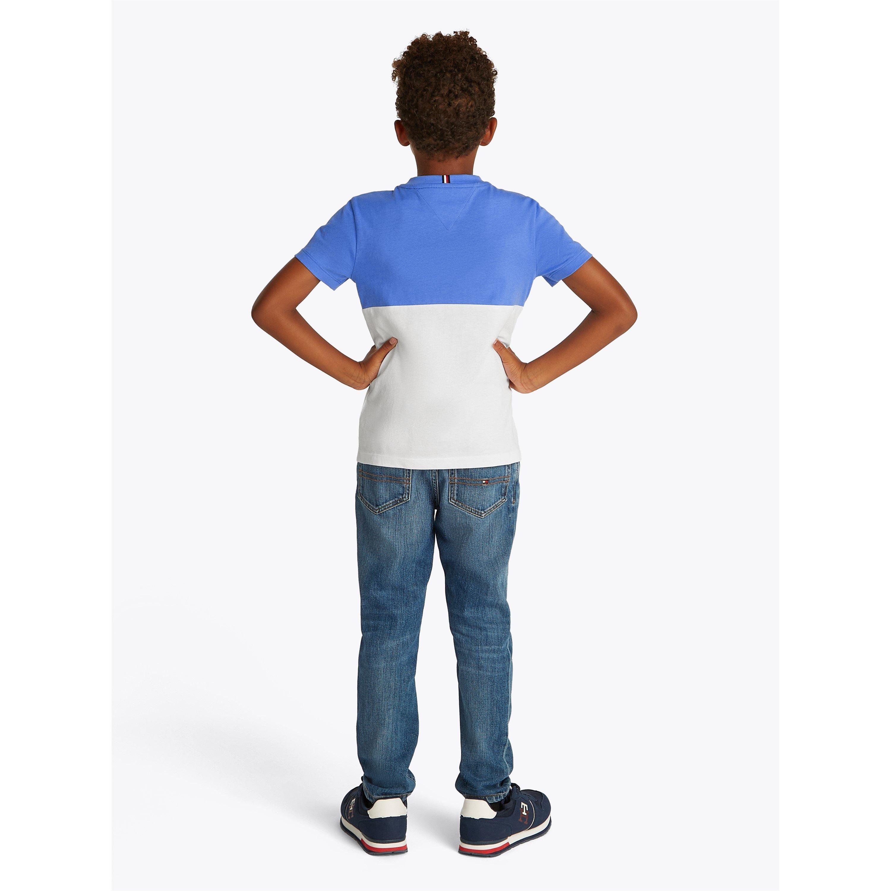 Tommy Hilfiger Mini Corp Colourblock Tee Ss