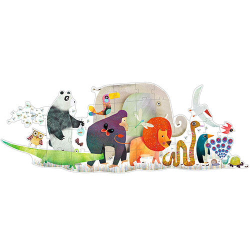 Djeco grote puzzel dierenparade (36st) DJ07171