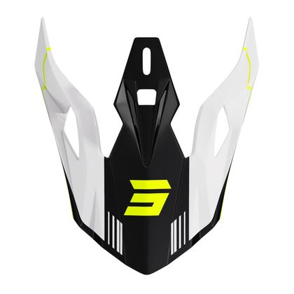 Visière Shot PULSE ENFANT LINES BLACK NEON YELLOW GLOSSY - Noir / Jaune