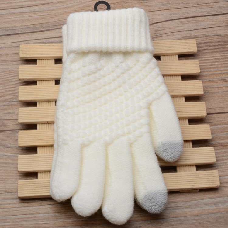 (1 Paar) Kapazitive Touchscreen Handschuhe Damen Accessoire (One Size) für Smartphone / Tablet - Dunkelblau