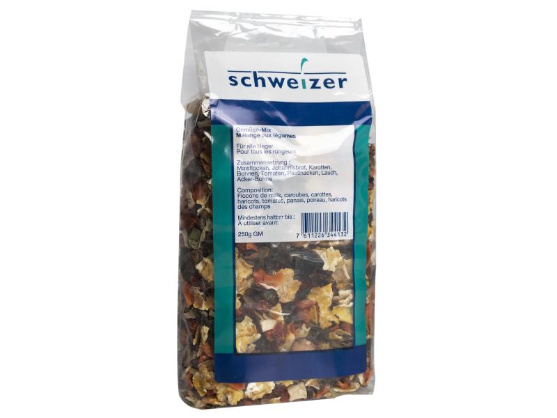 Eric Schweizer Snack Gemüse Mix Getrocknetes Gemüse für Nager