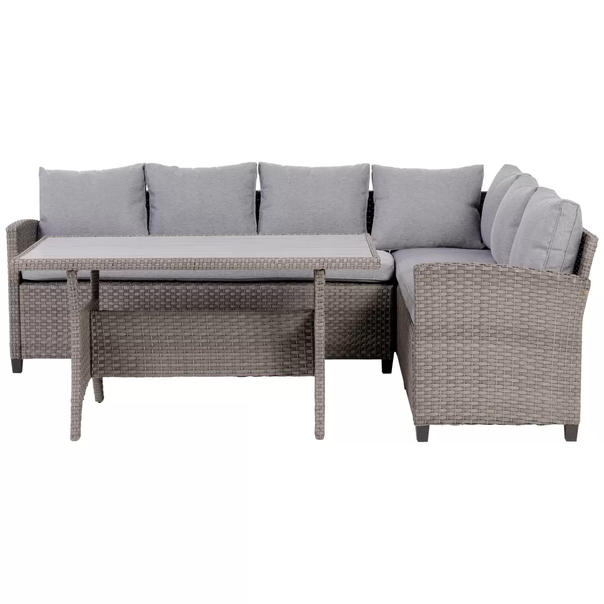 Ondega Gartenlounge Vipora 3-Teilig Rechts Grau
