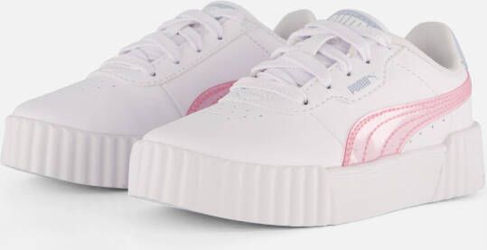 PUMA Carina 3.0 Blurry Dreams PS Meisjes Sneakers White-Rose Mauve-Cool Weather