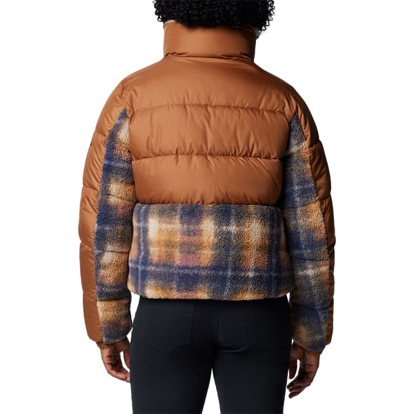 Veste COLUMBIA LEADBETTER POINT II PRINT SHERPA HYBRID W CAMEL BROWN/NOCTURNAL OMBLUR PRINT