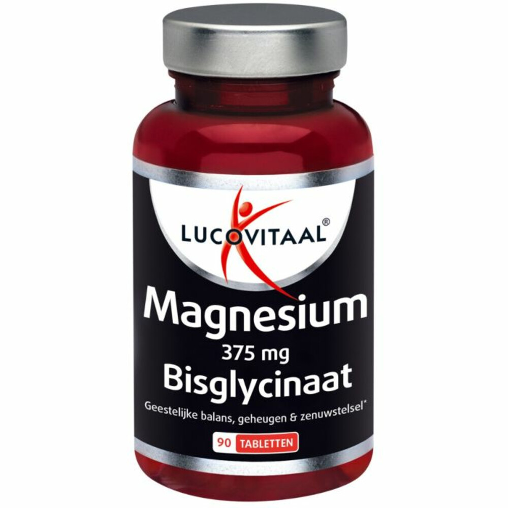3x Lucovitaal Magnesium 375mg Bisglycinaat90 tabletten