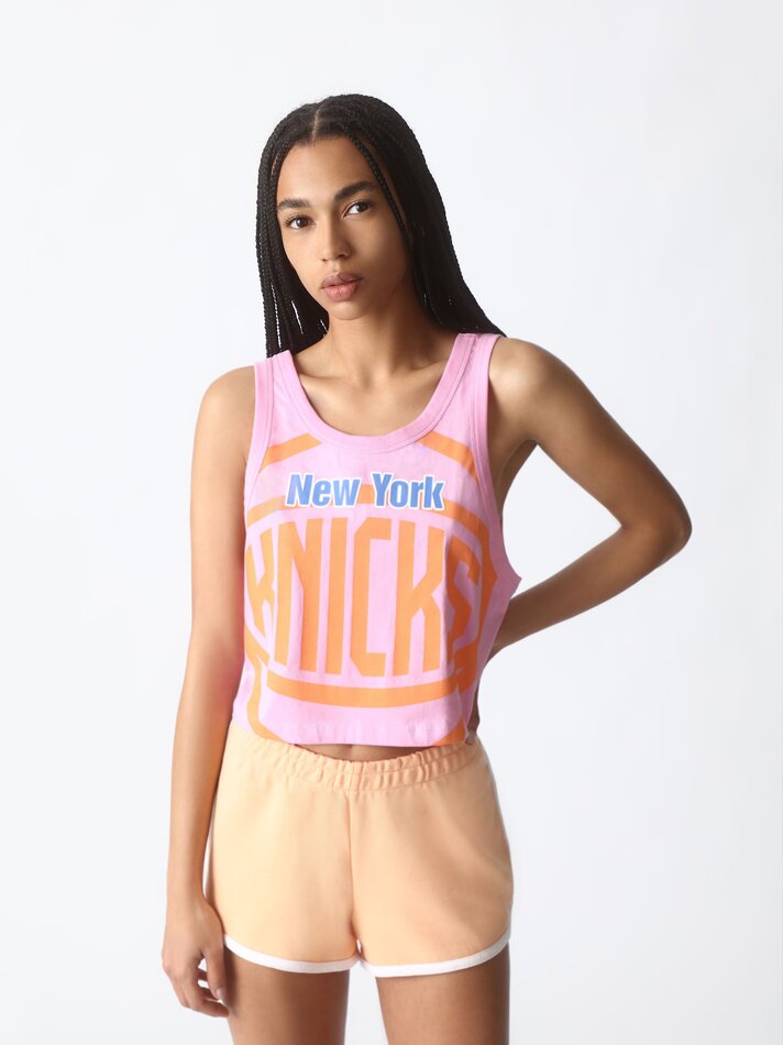 Camiseta New York Knicks NBA - Rosa Chiclete
