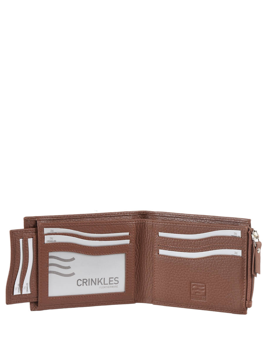 PORTEFEUILLE cuir CRINKLES