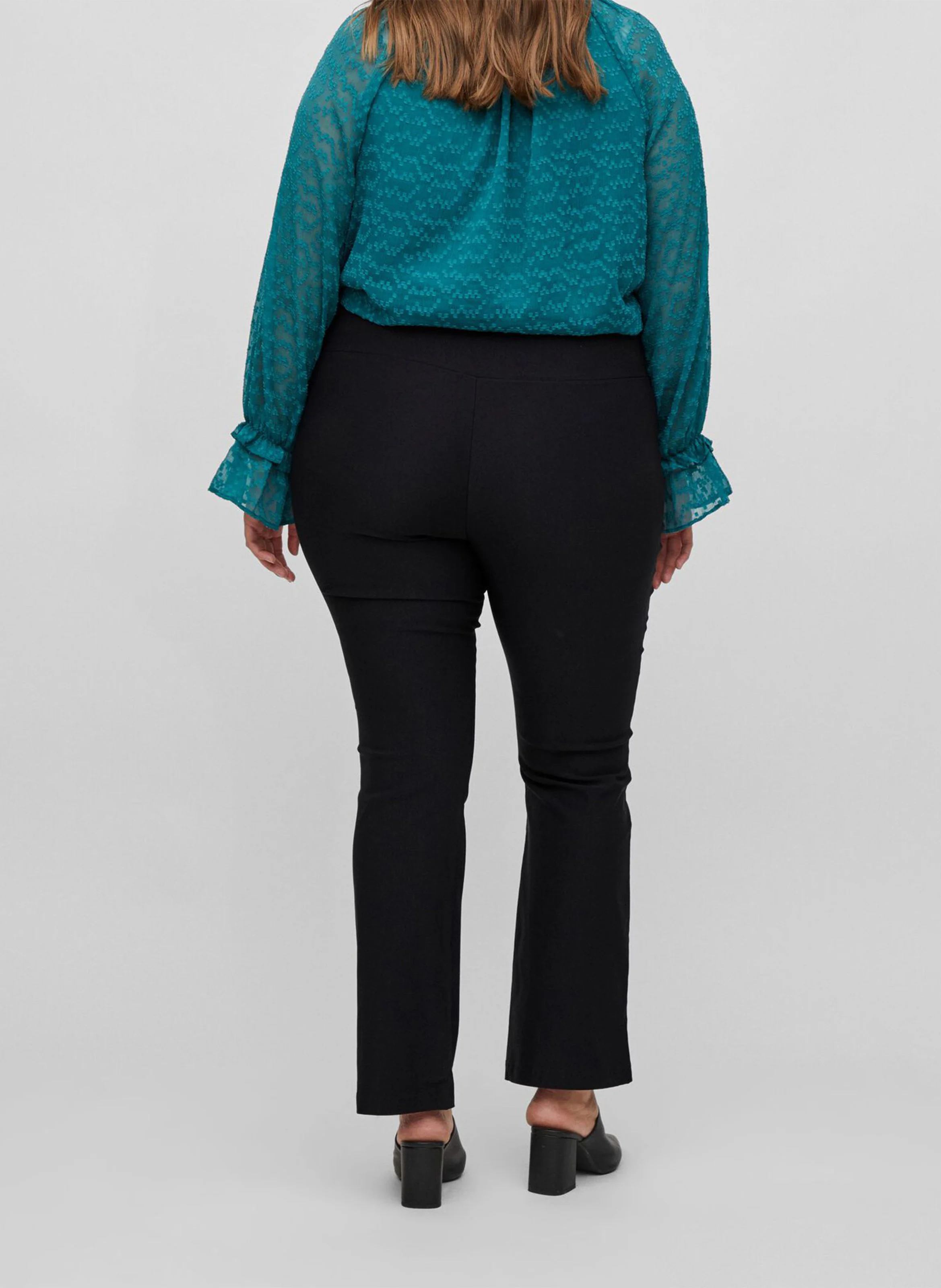 Pantalon droit coupe droite| Noir