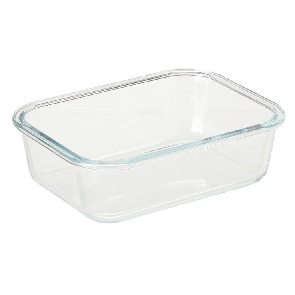 Boîte en verre et bambou 1 L
