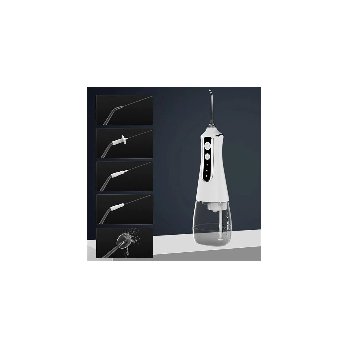 Extralink Beauty oral irrigator L10 – kraftig vannflosser med lang batteritid, hvit
