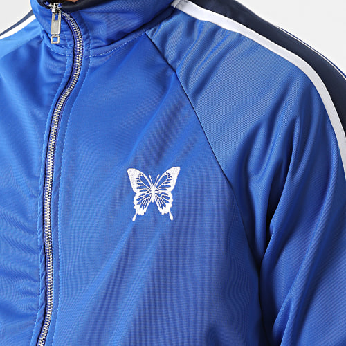 Ensemble De Survetement A Bandes LL722 Bleu