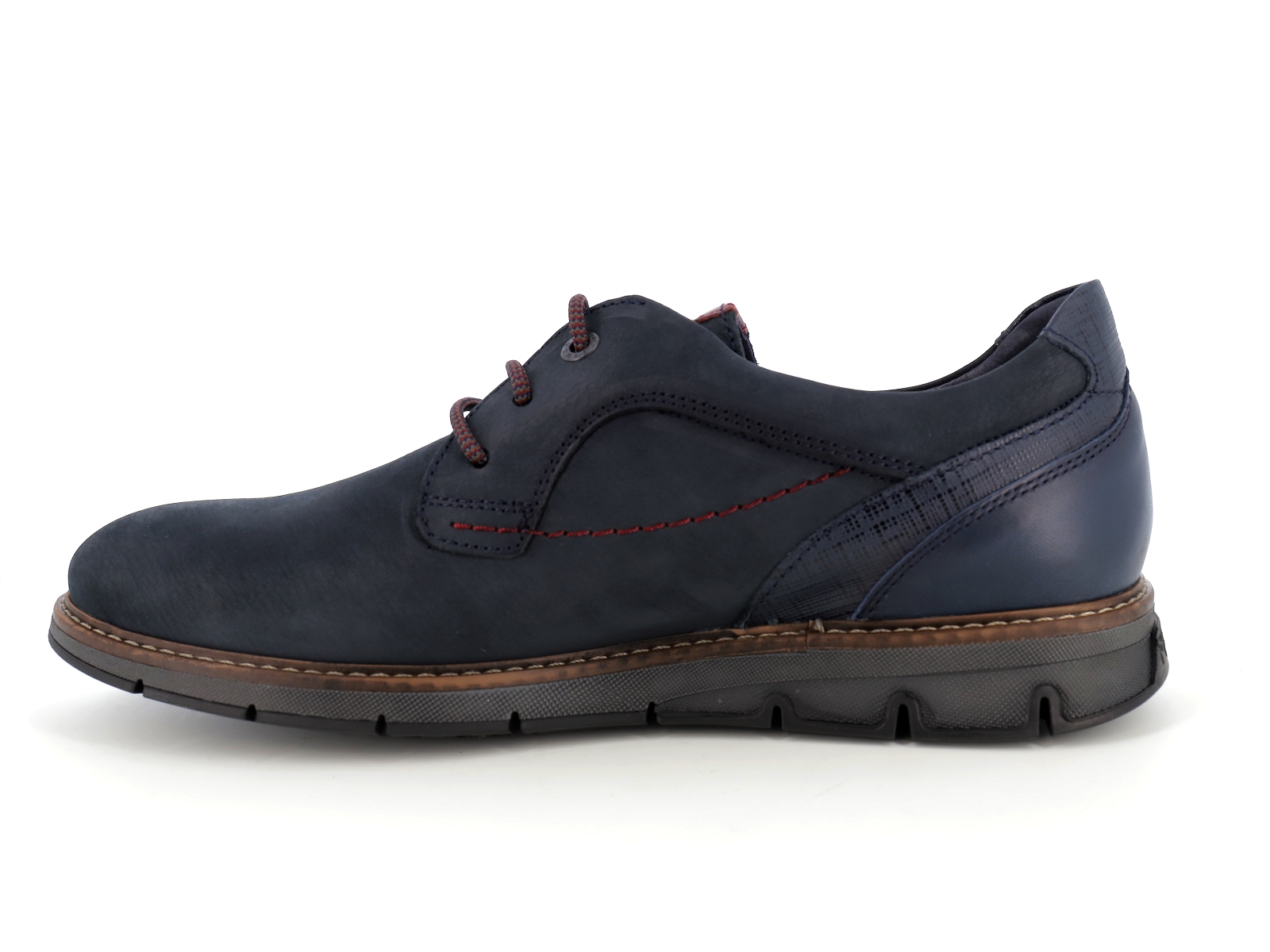 Fluchos-F0974 Cuir gras Marine