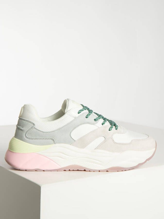 Scotch & Soda Celest sneaker met suède details