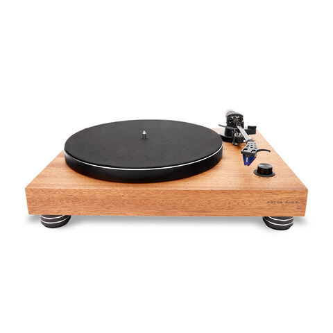 Argon Audio TT-4 MK2 – serieuze hi-fi platenspeler met fraaie afwerking Mahoniefineer