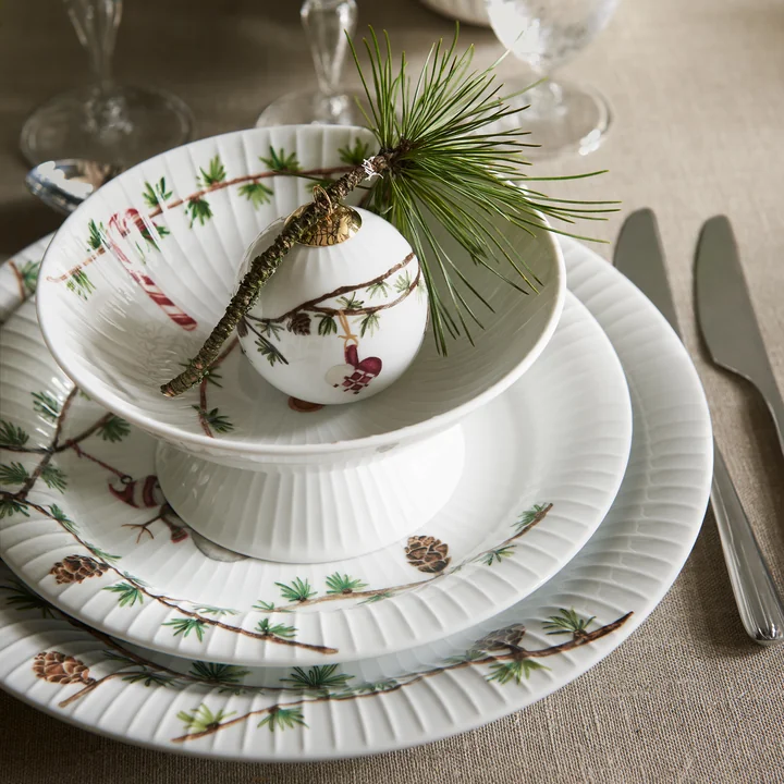 Kähler Design - Hammershøi Weihnachten Teller, Ø 21 cm, weiss