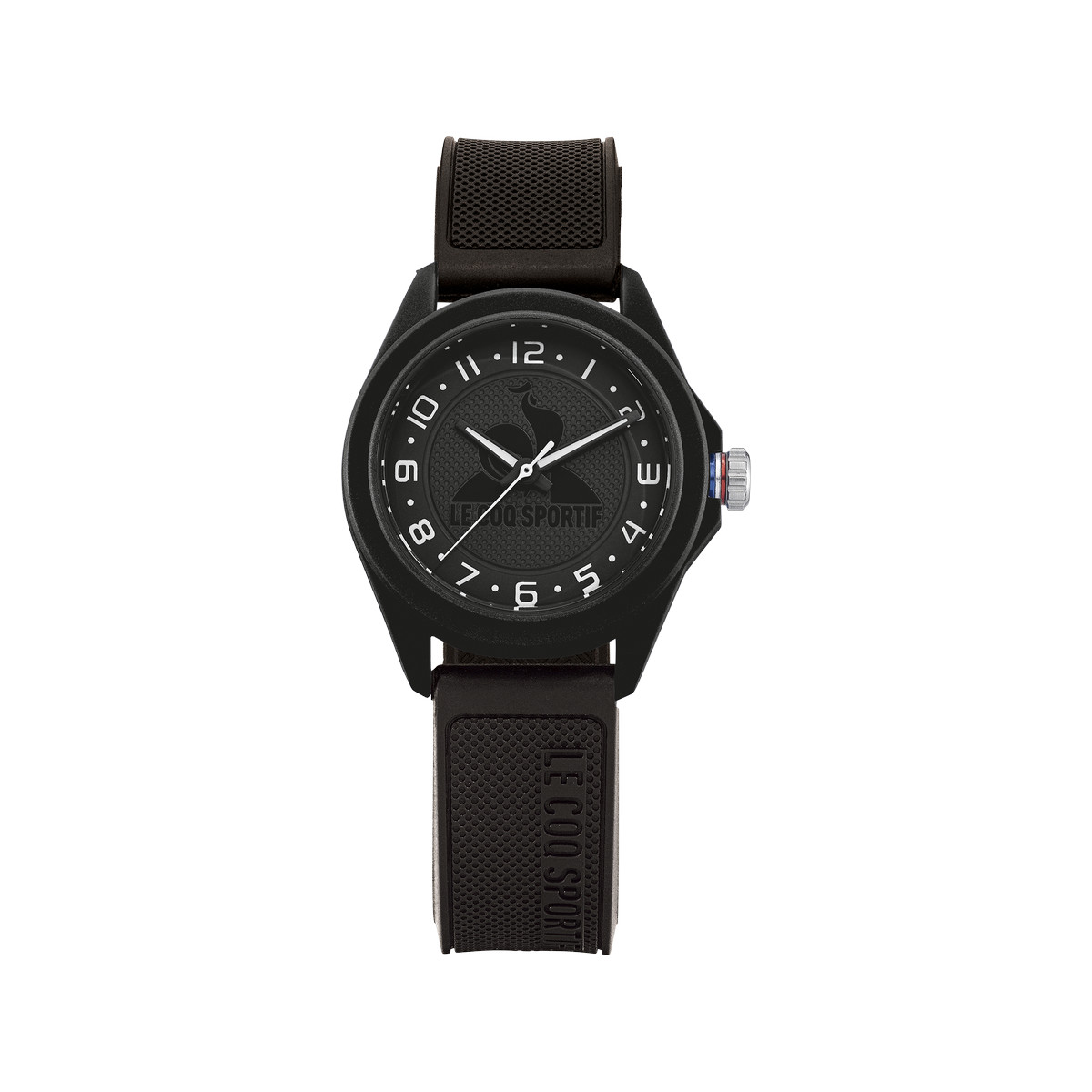 Montre LE COQ SPORTIF monochrome enfant bracelet plastique noir