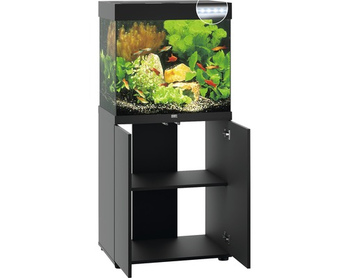 JUWEL Lido 120 SBX aquariumcombinatie met LED-verlichting, verwarming, filter en zwarte kast