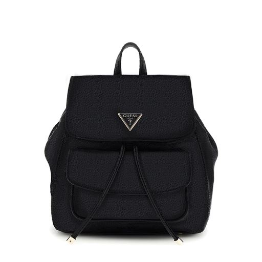 Guess Cresidia Small Flap Rygsæk, Black