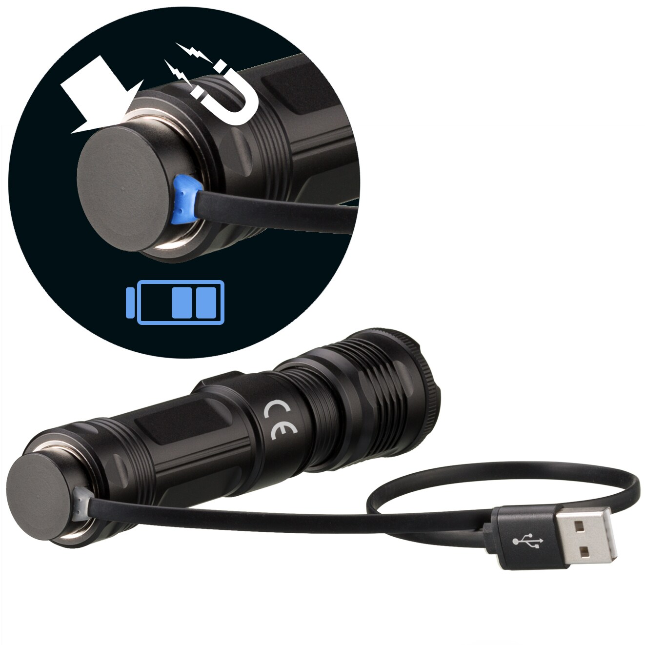 NATIONAL GEOGRAPHIC ILUMINOS 1000 LED Zoom-Taschenlampe 1000 lm