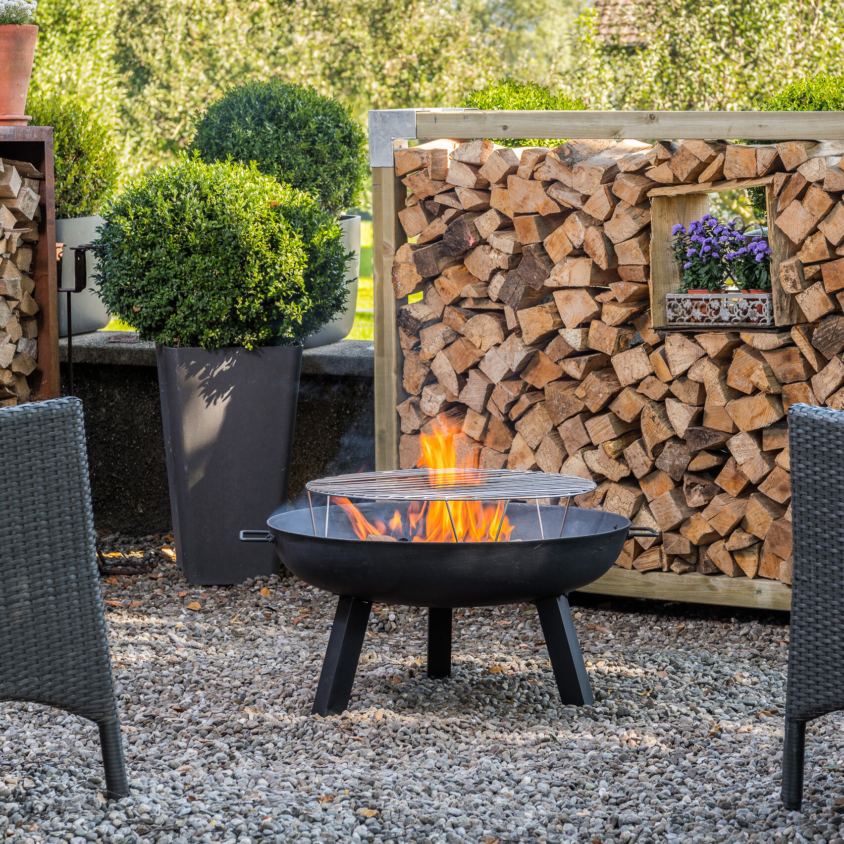 Nouvel Grillrost für Feuerschalen