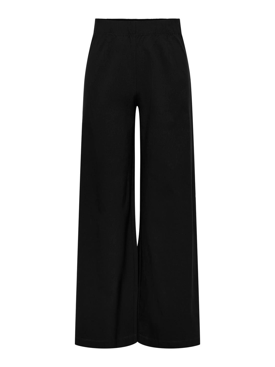 ONLFIONA Hohe Taille Weiter Beinschnitt Hose Black