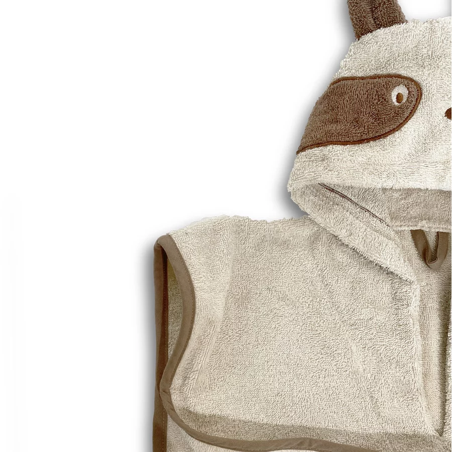 nuuroo Badeponcho Adelin White Swan