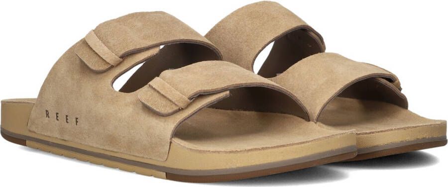 Reef Bruin Suède Twee Bar Sandalen