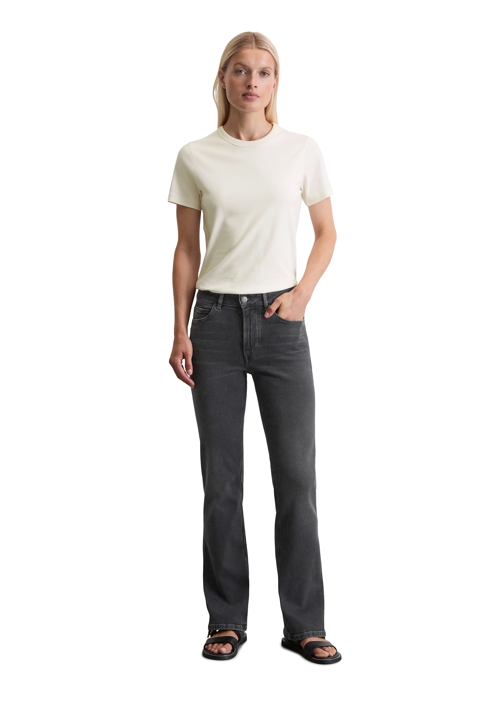 Marc O'Polo 5-Pocket-Jeans »KIRUNA« flared aus Organic-Cotton-Mix-Stretch