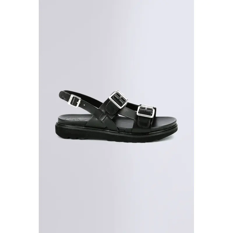 NEOSUMMER NOIR SANDALES Cuir Femme