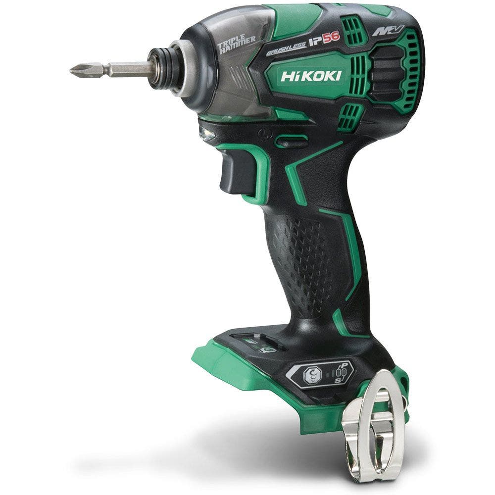 HIKOKI 36V MULTIVOLT Brushless 1/4" Impact Driver Skin WH36DB(H4Z)