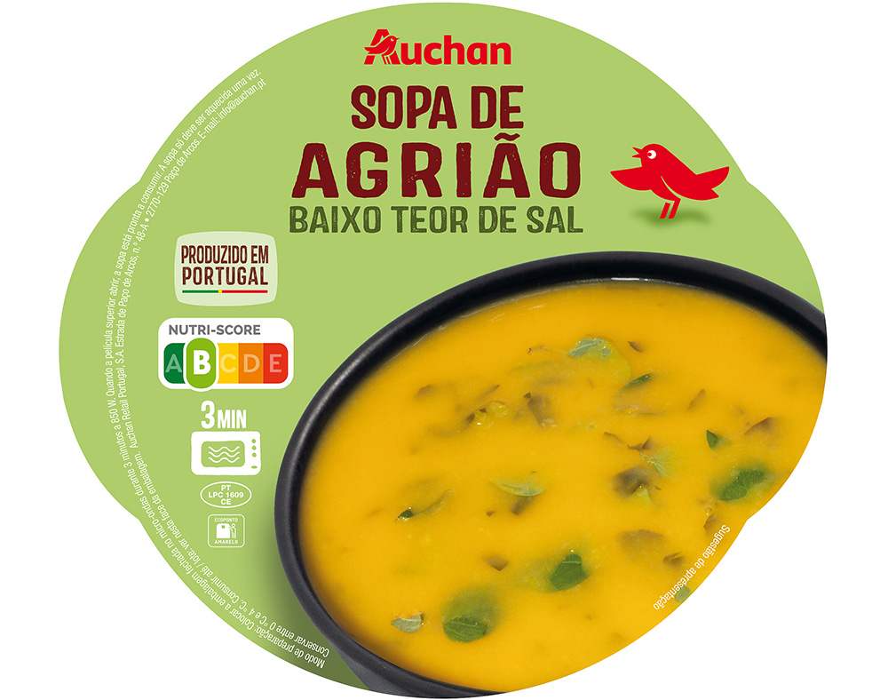 SOPA DE AGRIÃO AUCHAN 800G