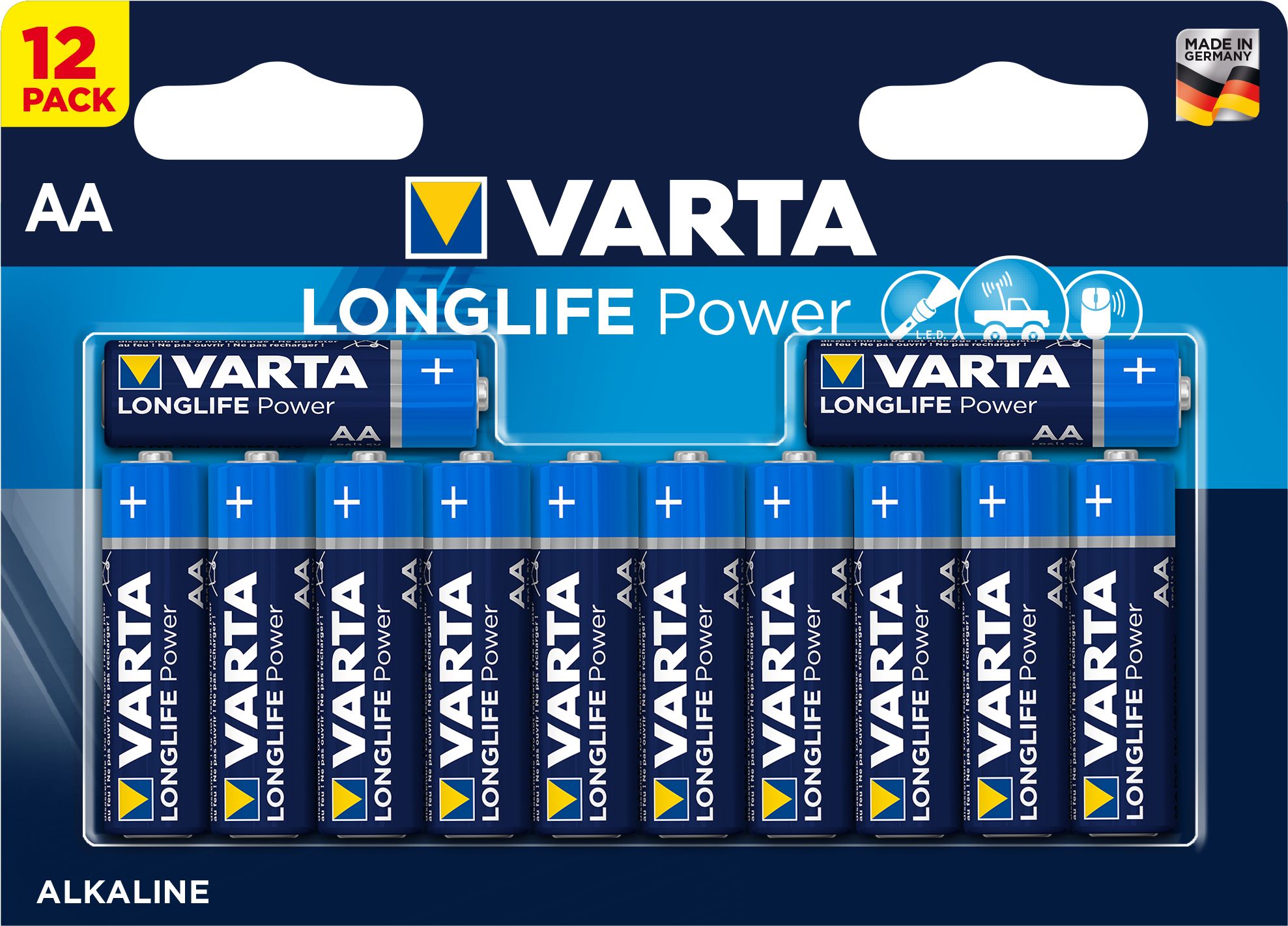 Longlife Power batteri AA LR06 - BL12