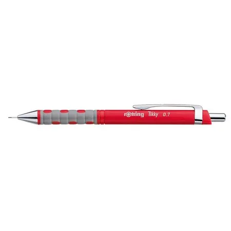 Rotring Druckbleistift, Drehbleistift Feinminenstift Tikky, 0,7mm, HB, rot