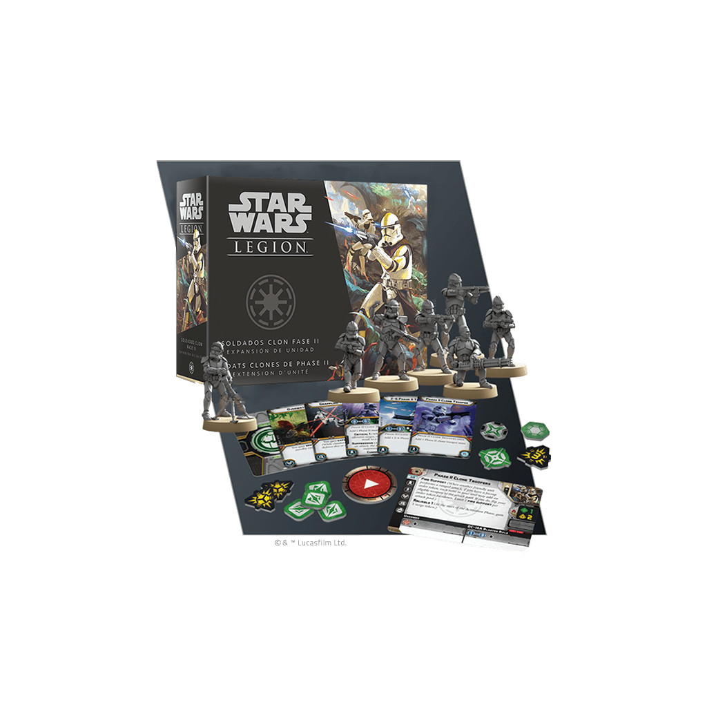 Star Wars : Légion - Soldats Clone de Phase II
