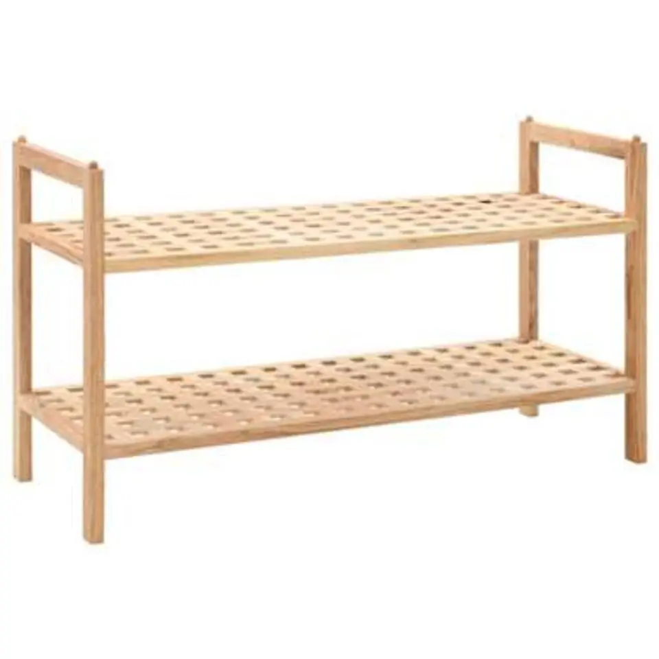 vidaXL - Schoenrek - Beige - Hout