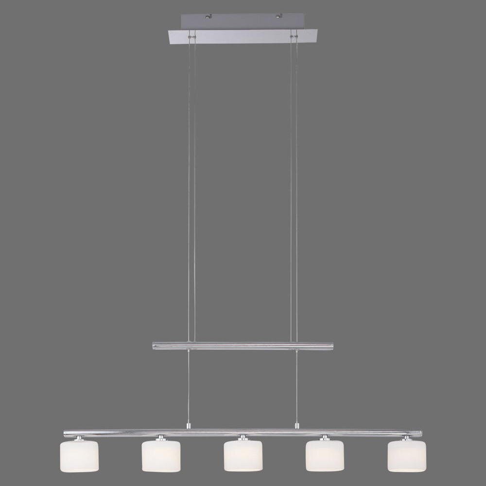 Hydra LED hanglamp in zilver, 5 x 4W, 2700lm