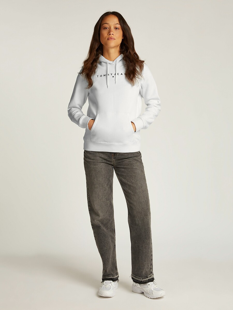 TOMMY JEANS<br>Moletom com capuz e logo