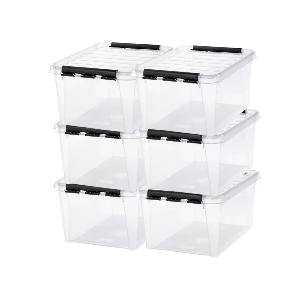 SmartStore Stevige Opbergbox 31L Set van 6 - 50x39x26cm