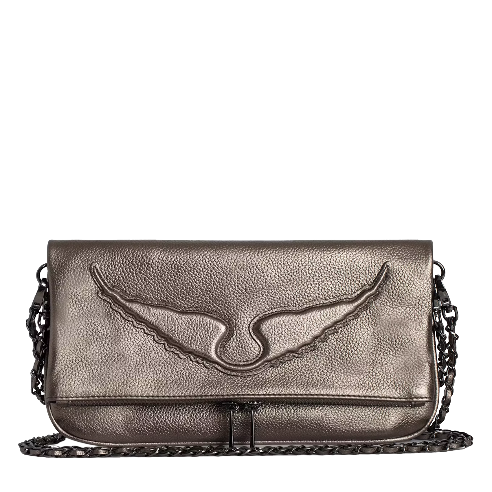 ROCK WINGS - Pochette en cuir | Noir