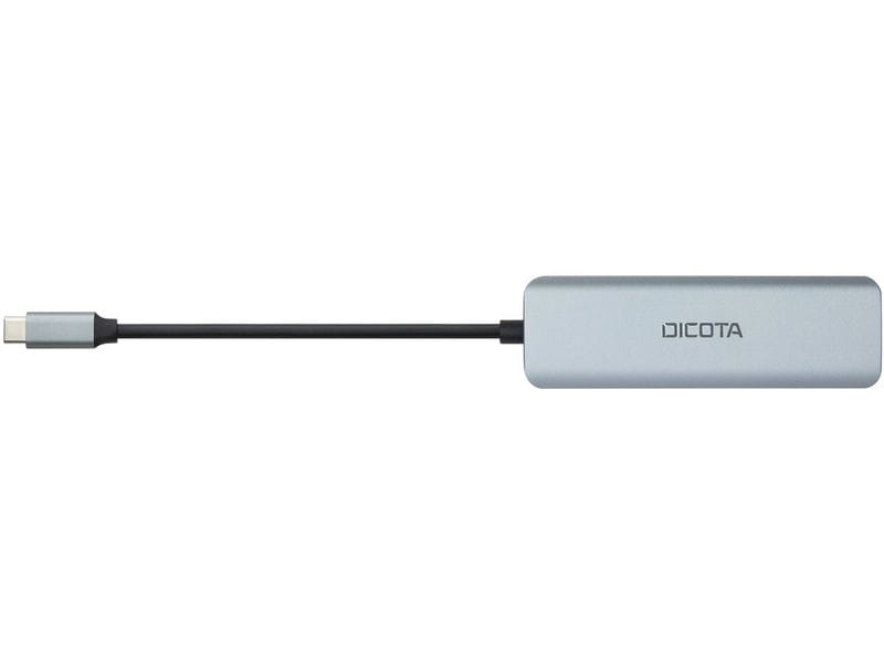 DICOTA USB-Hub USB-C 4-in-1 USB-Hub mit Hochgeschwindigkeits-Datenübertragung