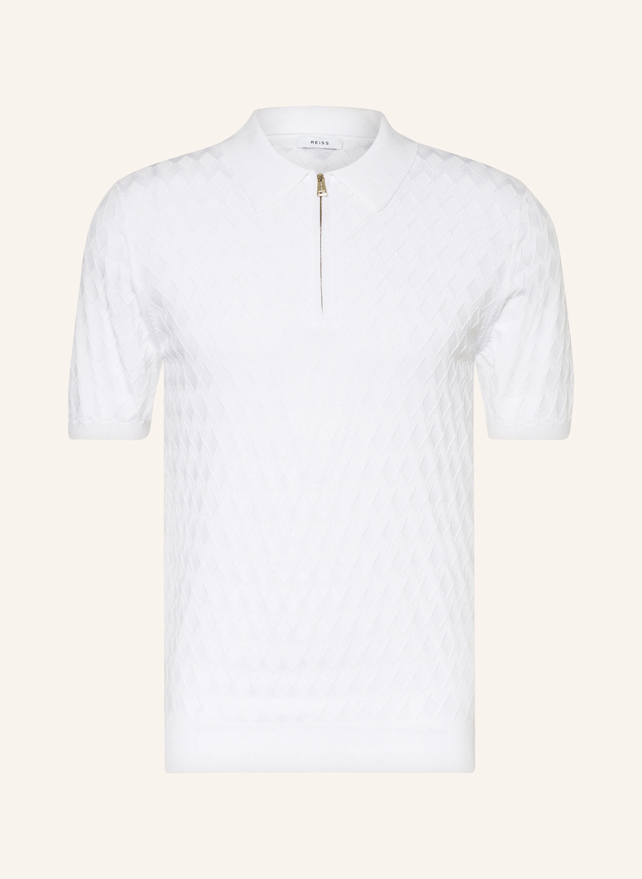 REISS Strick-Poloshirt RIZZO