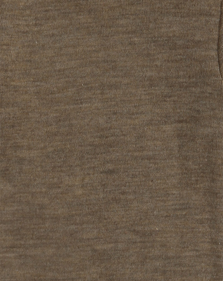 Langarm-Body BABY BASIC in walnuss