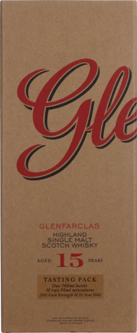 GLENFARCLAS 15 & 105 & 25 YEARS TASTING COLLECTION 80CL