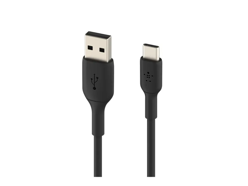 Belkin BoostCharge - USB-kabel - 24 pin USB-C (han) til USB (han) - 1 m - sort