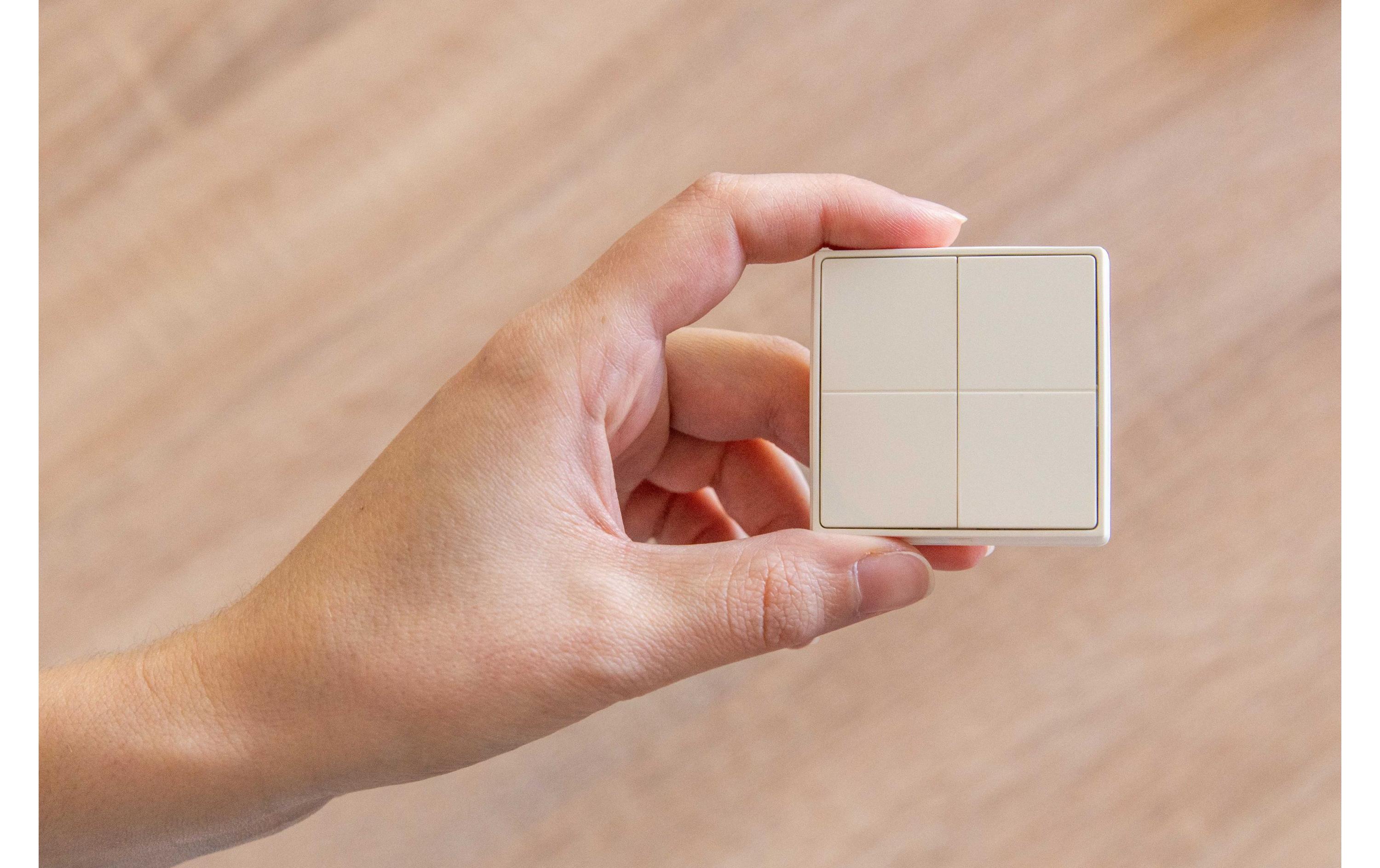BLU Wall switch 4 weiss, stand aloneIntelligenter Vier-Tasten-Bluetooth-Schalter